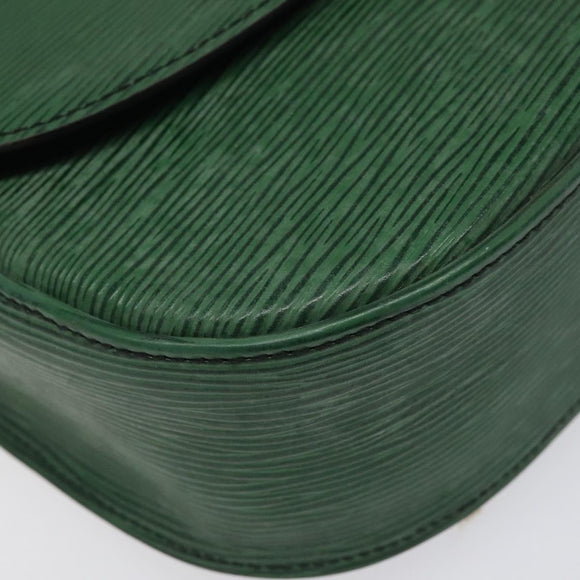 LOUIS VUITTON Epi Saint Cloud GM Shoulder Bag Green M52194 LV Auth 116909