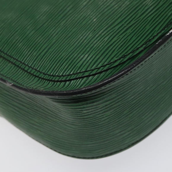 LOUIS VUITTON Epi Saint Cloud GM Shoulder Bag Green M52194 LV Auth 116909