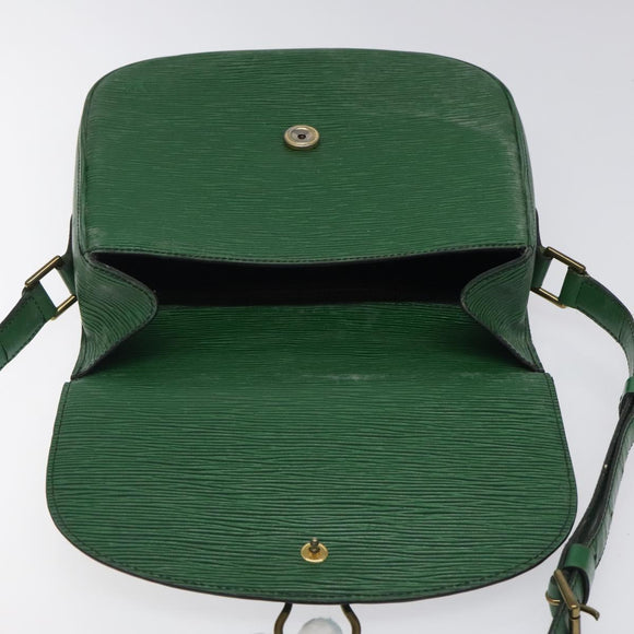 LOUIS VUITTON Epi Saint Cloud GM Shoulder Bag Green M52194 LV Auth 116909