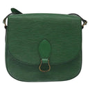 LOUIS VUITTON Epi Saint Cloud GM Shoulder Bag Green M52194 LV Auth 116909-13