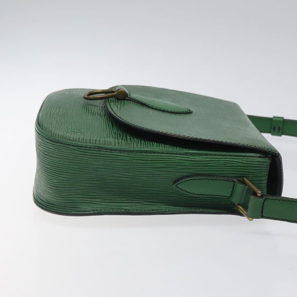LOUIS VUITTON Epi Saint Cloud GM Shoulder Bag Green M52194 LV Auth 116909