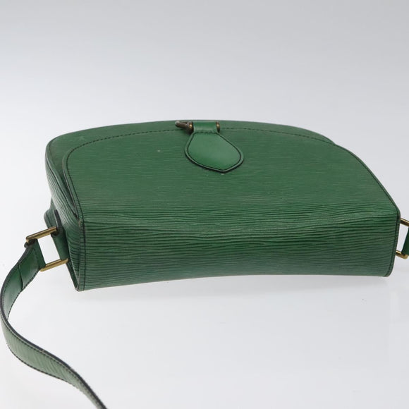 LOUIS VUITTON Epi Saint Cloud GM Shoulder Bag Green M52194 LV Auth 116909