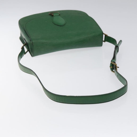 LOUIS VUITTON Epi Saint Cloud GM Shoulder Bag Green M52194 LV Auth 116909