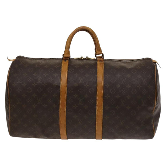 LOUIS VUITTON Monogram Keepall 50 Boston Bag M41426 LV Auth 116929