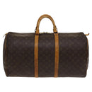 LOUIS VUITTON Monogram Keepall 50 Boston Bag M41426 LV Auth 116929-2