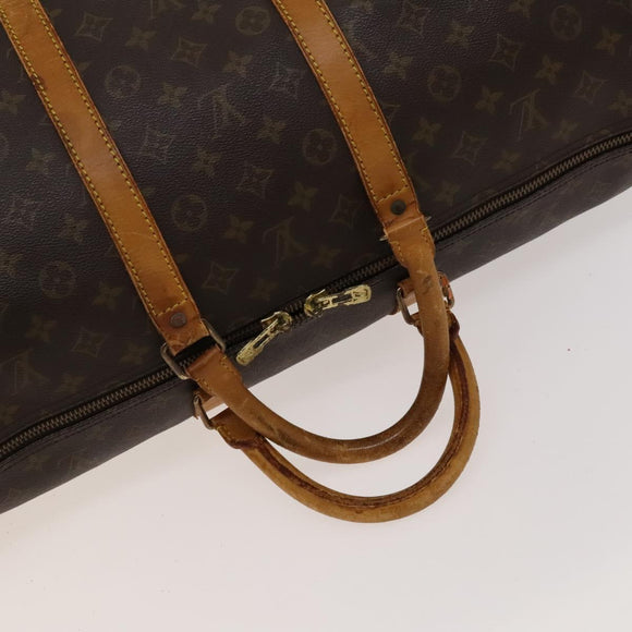 LOUIS VUITTON Monogram Keepall 50 Boston Bag M41426 LV Auth 116929