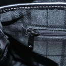 Burberrys Nova Check Hand Bag Canvas Beige Gold Auth 116935-20