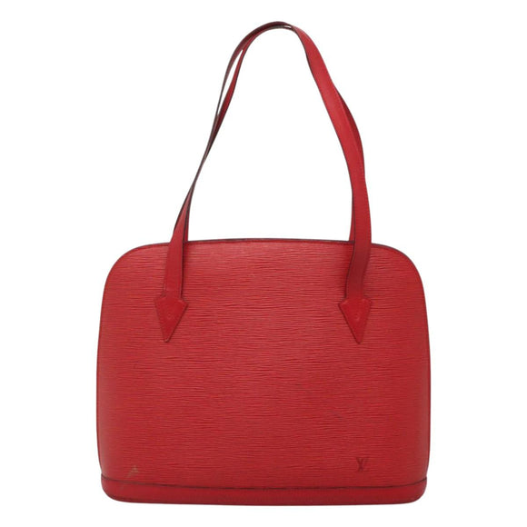 LOUIS VUITTON Epi Lussac Shoulder Bag Red M52287 LV Auth 116939