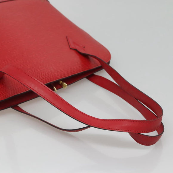 LOUIS VUITTON Epi Lussac Shoulder Bag Red M52287 LV Auth 116939