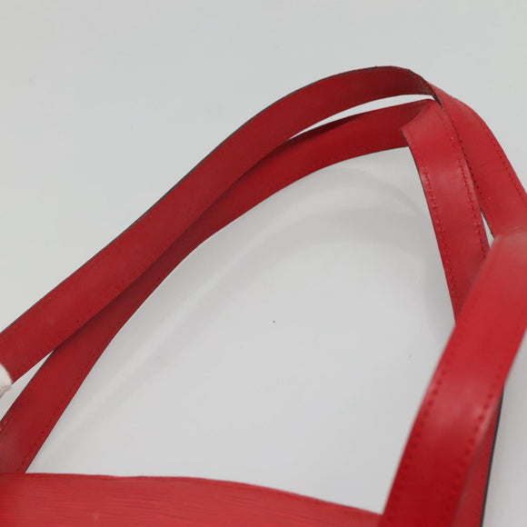 LOUIS VUITTON Epi Lussac Shoulder Bag Red M52287 LV Auth 116939