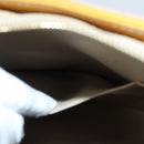 LOUIS VUITTON Monogram Vernis Houston Hand Bag Beige M91004 LV Auth 116941-26