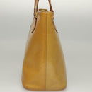 LOUIS VUITTON Monogram Vernis Houston Hand Bag Beige M91004 LV Auth 116941-3