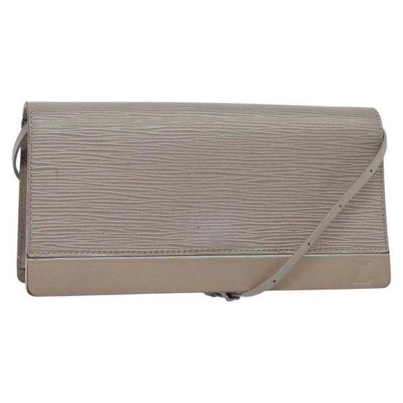 LOUIS VUITTON Epi Honfleur Clutch Bag Lilac M5273B LV Auth 116972