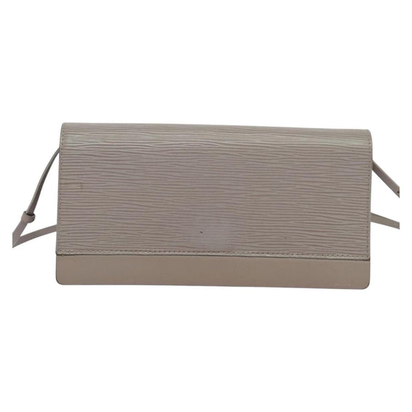 LOUIS VUITTON Epi Honfleur Clutch Bag Lilac M5273B LV Auth 116972