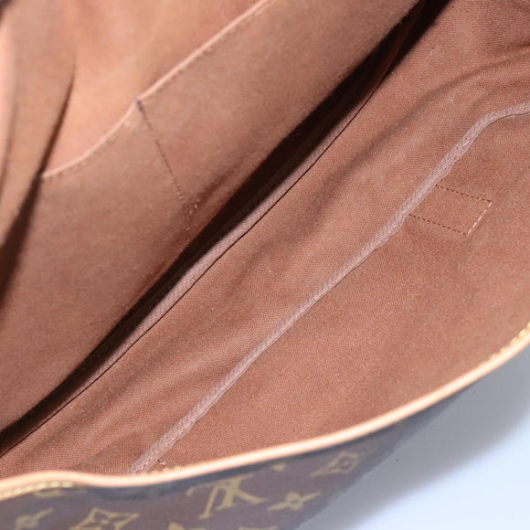 LOUIS VUITTON Monogram Saumur 43 Shoulder Bag M42252 LV Auth 116983