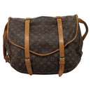 LOUIS VUITTON Monogram Saumur 43 Shoulder Bag M42252 LV Auth 116983-13