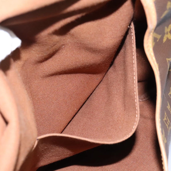 LOUIS VUITTON Monogram Saumur 43 Shoulder Bag M42252 LV Auth 116983