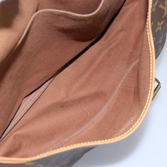 LOUIS VUITTON Monogram Saumur 43 Shoulder Bag M42252 LV Auth 116983