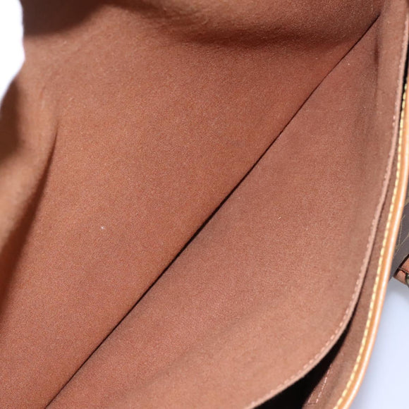 LOUIS VUITTON Monogram Saumur 43 Shoulder Bag M42252 LV Auth 116983