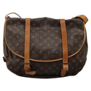LOUIS VUITTON Monogram Saumur 43 Shoulder Bag M42252 LV Auth 116983-2