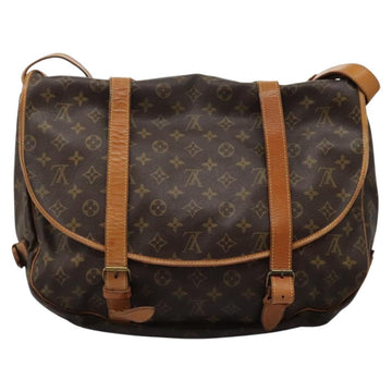 LOUIS VUITTON Monogram Saumur 43 Shoulder Bag M42252 LV Auth 116983 - 0