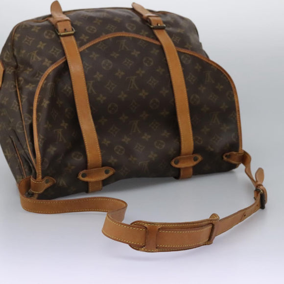 LOUIS VUITTON Monogram Saumur 43 Shoulder Bag M42252 LV Auth 116983