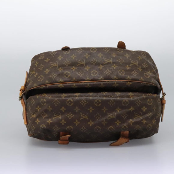 LOUIS VUITTON Monogram Saumur 43 Shoulder Bag M42252 LV Auth 116983