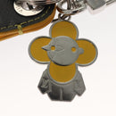 LOUIS VUITTON Monogram Eclipse Vivienne Charm Black M01469 LV Auth 116995-6