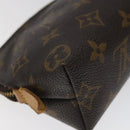 LOUIS VUITTON Monogram Pochette Cosmetic PM Cosmetic Pouch M47515 LV Auth 116999-16