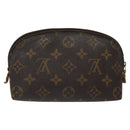LOUIS VUITTON Monogram Pochette Cosmetic PM Cosmetic Pouch M47515 LV Auth 116999-2
