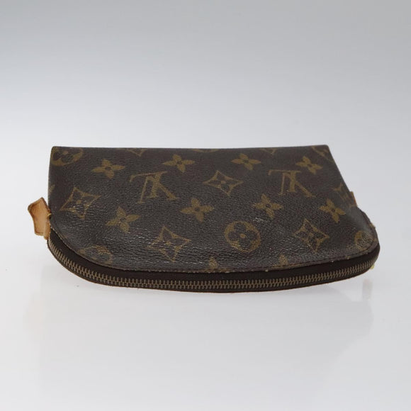 LOUIS VUITTON Monogram Pochette Cosmetic PM Cosmetic Pouch M47515 LV Auth 116999