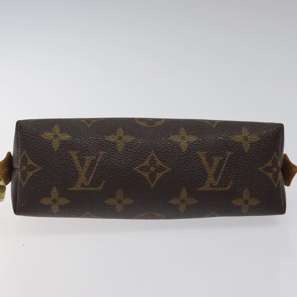LOUIS VUITTON Monogram Pochette Cosmetic PM Cosmetic Pouch M47515 LV Auth 116999