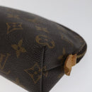 LOUIS VUITTON Monogram Pochette Cosmetic PM Cosmetic Pouch M47515 LV Auth 116999-7