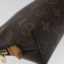 LOUIS VUITTON Monogram Pochette Cosmetic PM Cosmetic Pouch M47515 LV Auth 116999-14