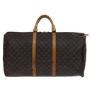 LOUIS VUITTON Monogram Keepall 60 Boston Bag M41422 LV Auth 117007-13
