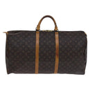 LOUIS VUITTON Monogram Keepall 60 Boston Bag M41422 LV Auth 117007-2