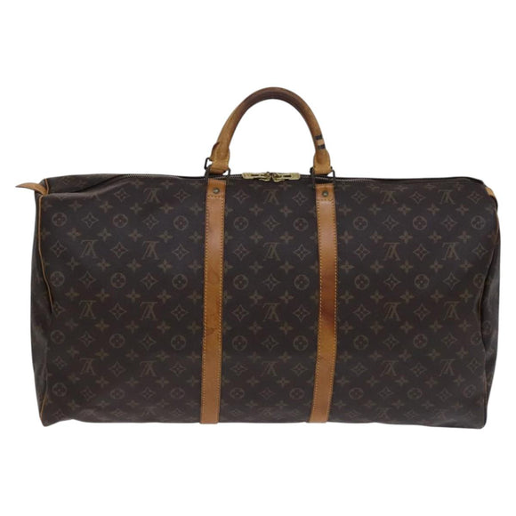 LOUIS VUITTON Monogram Keepall 60 Boston Bag M41422 LV Auth 117007