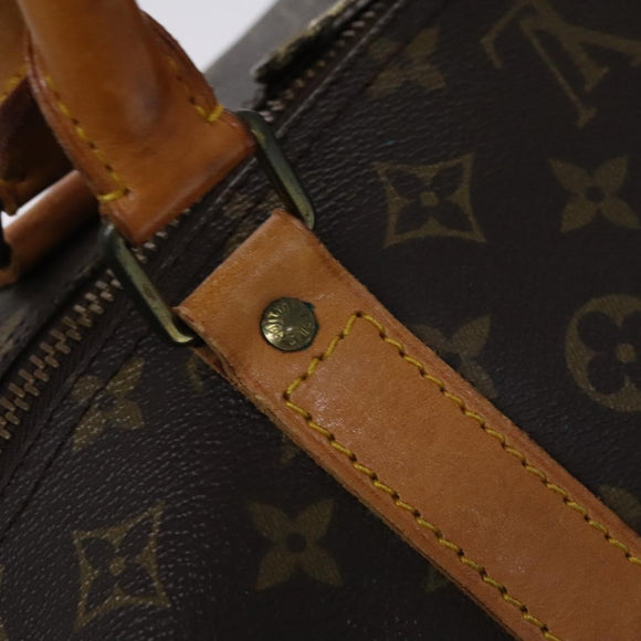 LOUIS VUITTON Monogram Keepall 60 Boston Bag M41422 LV Auth 117008