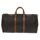 LOUIS VUITTON Monogram Keepall 60 Boston Bag M41422 LV Auth 117008-13