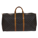 LOUIS VUITTON Monogram Keepall 60 Boston Bag M41422 LV Auth 117008-2