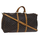 LOUIS VUITTON Monogram Keepall Bandouliere 60 Boston Bag M41412 LV Auth 117009-1