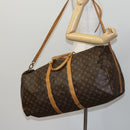 LOUIS VUITTON Monogram Keepall Bandouliere 60 Boston Bag M41412 LV Auth 117009-22