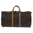 LOUIS VUITTON Monogram Keepall Bandouliere 60 Boston Bag M41412 LV Auth 117009-13