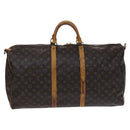 LOUIS VUITTON Monogram Keepall Bandouliere 60 Boston Bag M41412 LV Auth 117009-2
