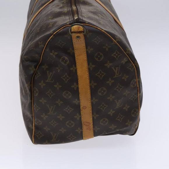 LOUIS VUITTON Monogram Keepall Bandouliere 60 Boston Bag M41412 LV Auth 117009