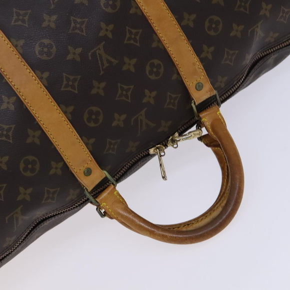 LOUIS VUITTON Monogram Keepall Bandouliere 60 Boston Bag M41412 LV Auth 117009
