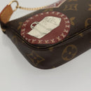 LOUIS VUITTON Monogram Patch Mini Pochette Accessoires Pouch M95804 Auth 117010AV-16
