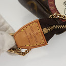 LOUIS VUITTON Monogram Patch Mini Pochette Accessoires Pouch M95804 Auth 117010AV-18