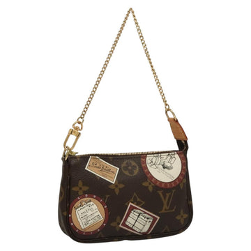 LOUIS VUITTON Monogram Patch Mini Pochette Accessoires Pouch M95804 Auth 117010AV