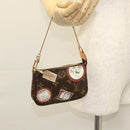 LOUIS VUITTON Monogram Patch Mini Pochette Accessoires Pouch M95804 Auth 117010AV-21